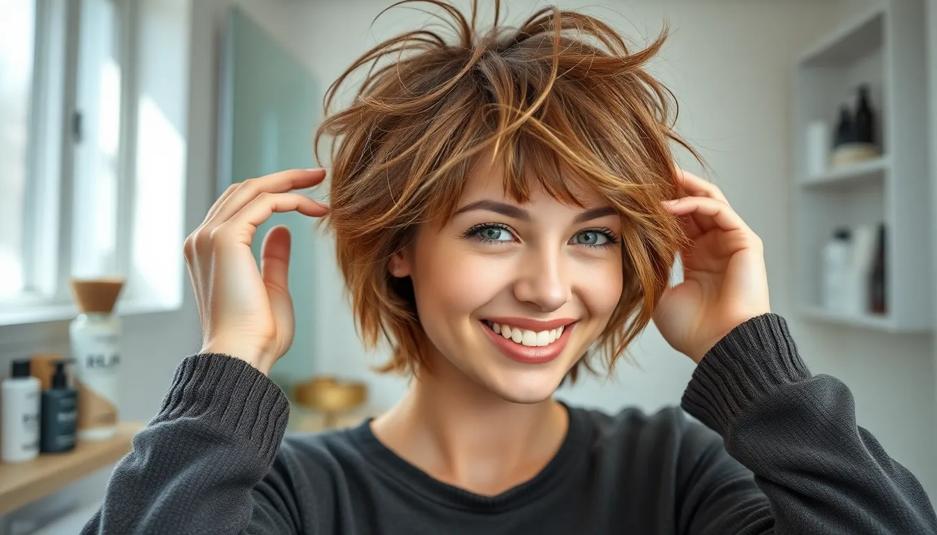 25 Effortless Short Messy Hair Ideas That Look Chic in Under 5 Minutes 6 25 Effortless Short Messy Hair Ideas That Look Chic in Under 5 Minutes 5