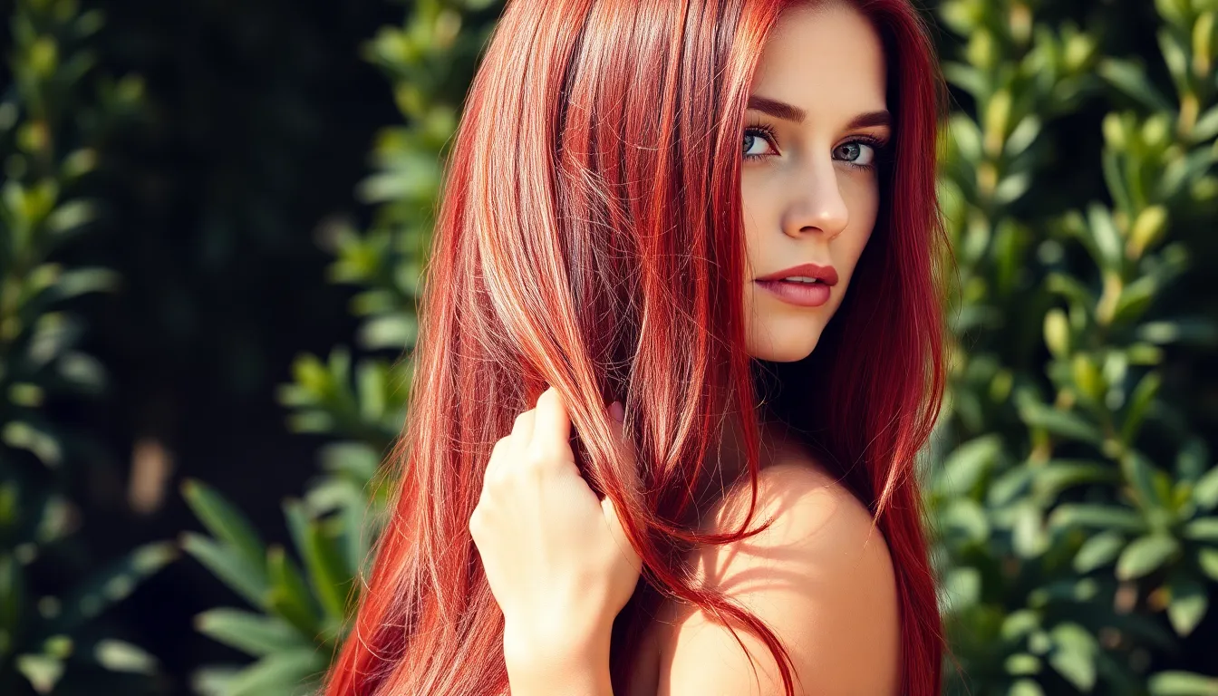 Dark Red Hair: Complete Guide to Shades, Styling & Maintenance Tips 12 Dark Red Hair: Complete Guide to Shades, Styling & Maintenance Tips 11