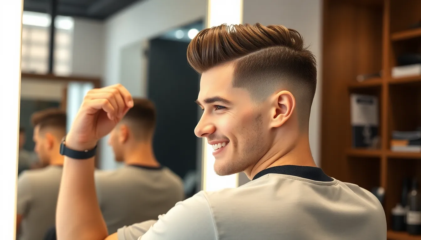 High Fade Haircuts: 9 Trending Styles for Men + Face Shape Guide 2025 12 High Fade Haircuts: 9 Trending Styles for Men + Face Shape Guide 2025 11