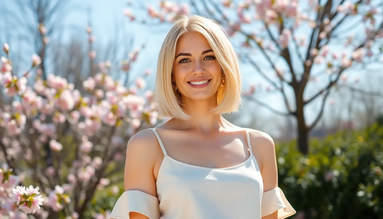 50+ Stunning Blonde Bob Hairstyles: Perfect Cuts, Colors & Styling Tips for 2025 14 50+ Stunning Blonde Bob Hairstyles: Perfect Cuts, Colors & Styling Tips for 2025 13