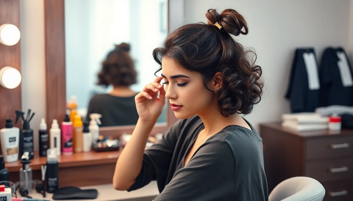 15 Stunning Updos for Short Hair That Look Better Than Long Hair Extensions 14 15 Stunning Updos for Short Hair That Look Better Than Long Hair Extensions 13