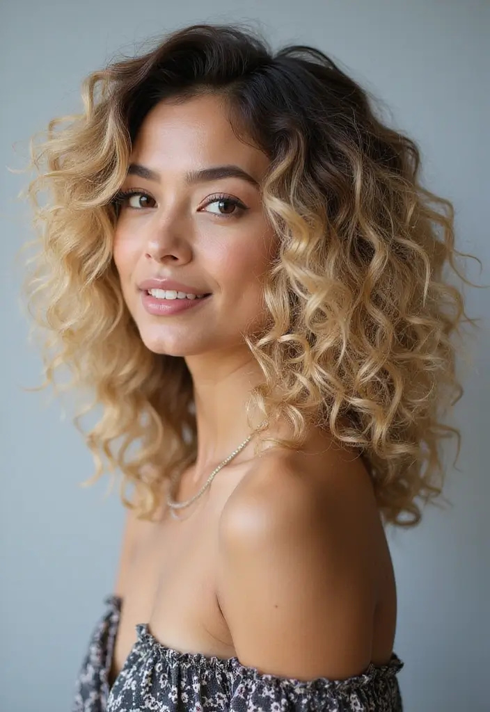 25 Blonde Hair with Dark Roots Looks That Stay Trendy 3 25 Blonde Hair with Dark Roots Looks That Stay Trendy - 3. Textured Layers