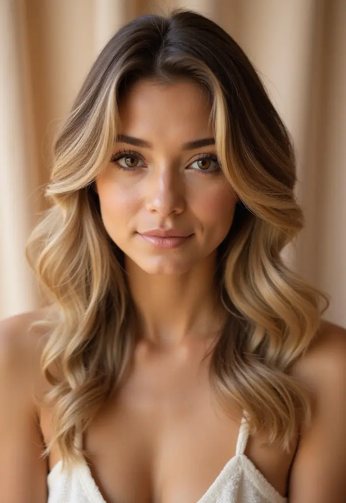 25 Blonde Hair with Dark Roots Looks That Stay Trendy 8 25 Blonde Hair with Dark Roots Looks That Stay Trendy - 8. Subtle Highlights