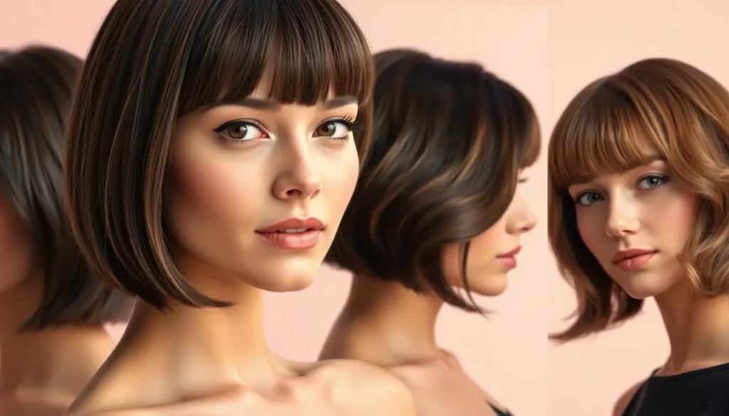 25 Classy Short Bob Haircuts and Hairstyles with Bangs That Stay Timeless