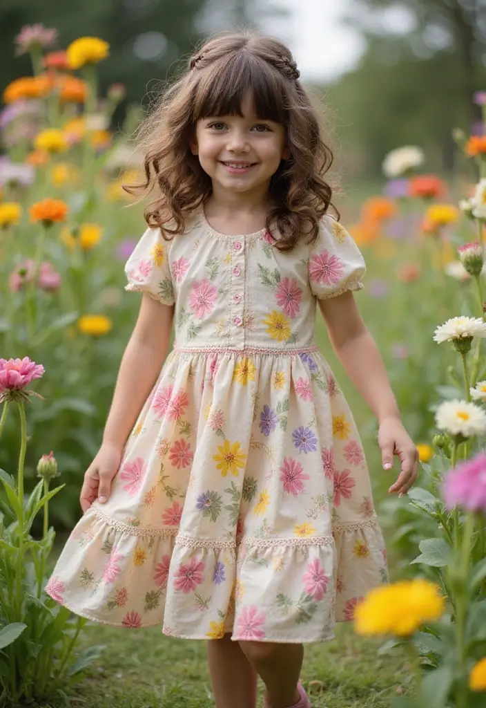 25 Curly Hair with Bangs Styles That Feel Effortless & Cute - 19. Curly Bangs with a Fishtail Braid
