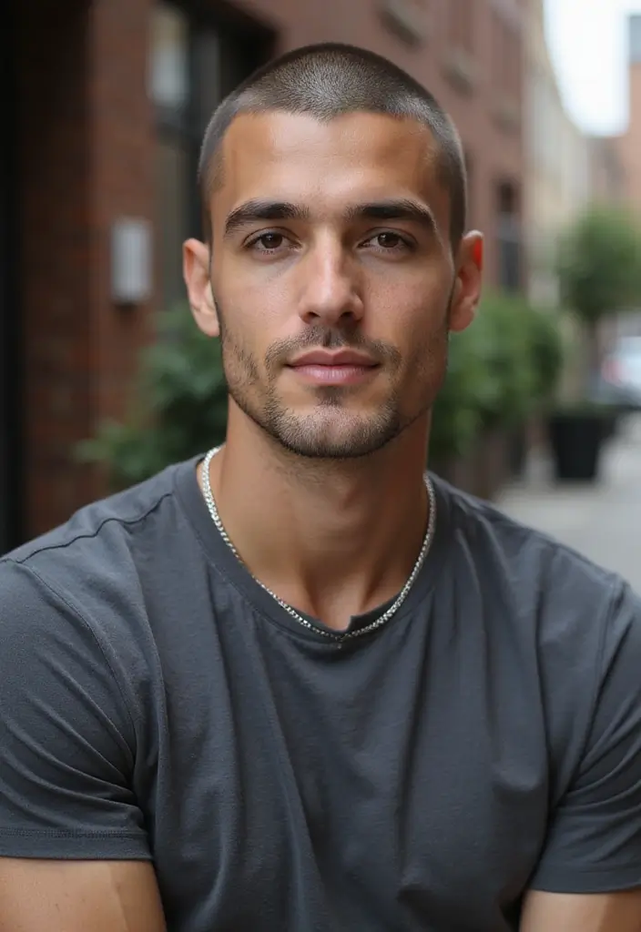25 Hairstyles for Balding Men That Boost Confidence 1 25 Hairstyles for Balding Men That Boost Confidence - 1. The Buzz Cut