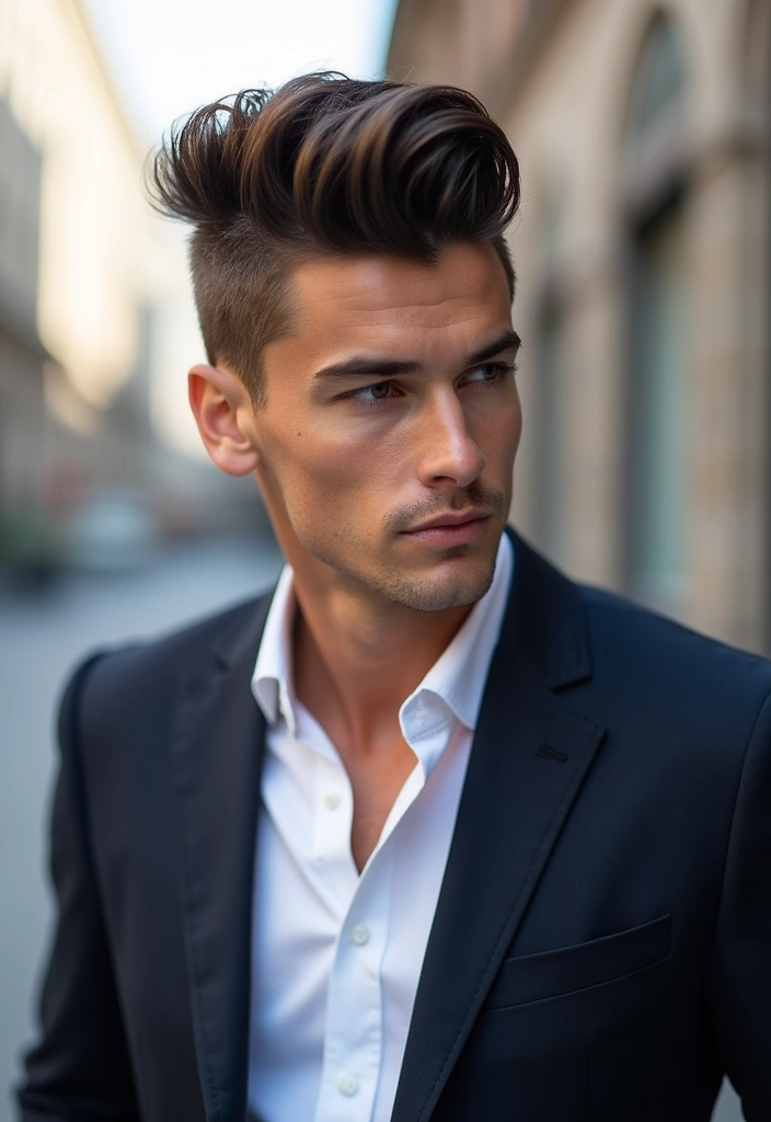 25 Hairstyles for Balding Men That Boost Confidence 16 25 Hairstyles for Balding Men That Boost Confidence - 16. The Quiff