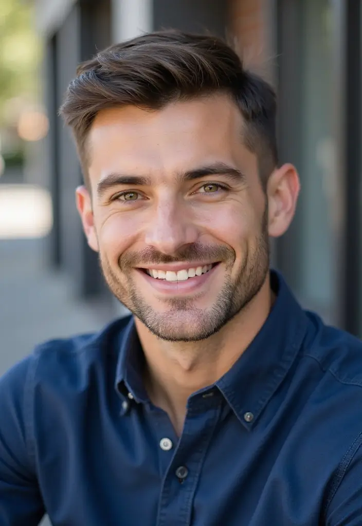 25 Hairstyles for Balding Men That Boost Confidence 2 25 Hairstyles for Balding Men That Boost Confidence - 2. The Crew Cut