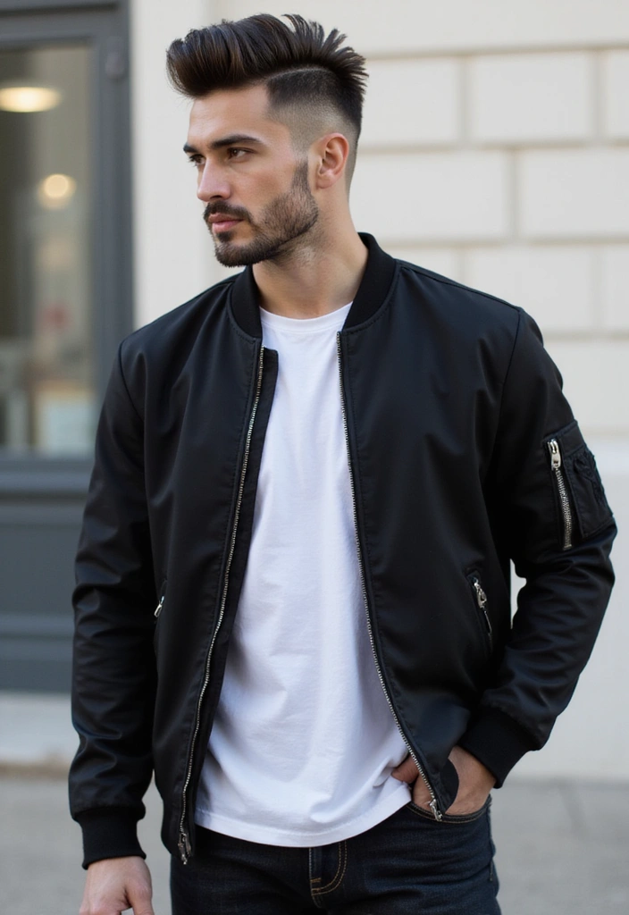 25 Hairstyles for Balding Men That Boost Confidence 7 25 Hairstyles for Balding Men That Boost Confidence - 7. The Faux Hawk