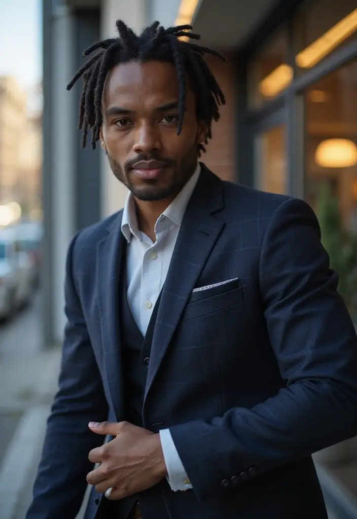25 Men’s Dreadlocks Styles That Are Bold & Versatile 12 25 Men’s Dreadlocks Styles That Are Bold & Versatile - 12. Sleek Dreadlocks