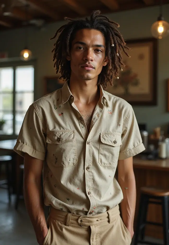 25 Men’s Dreadlocks Styles That Are Bold & Versatile 22 25 Men’s Dreadlocks Styles That Are Bold & Versatile - 22. Vintage Inspired Dreadlocks