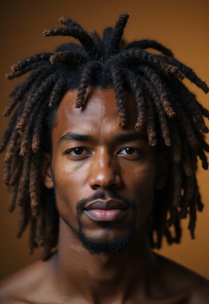 25 Men’s Dreadlocks Styles That Are Bold & Versatile 8 25 Men’s Dreadlocks Styles That Are Bold & Versatile - 8. Thick and Chunky Dreadlocks