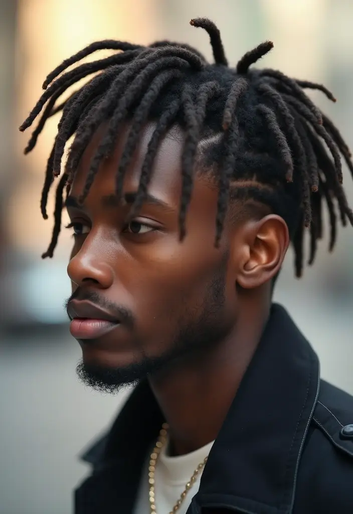 25 Men’s Dreadlocks Styles That Are Bold & Versatile 9 25 Men’s Dreadlocks Styles That Are Bold & Versatile - 9. Thin Dreadlocks