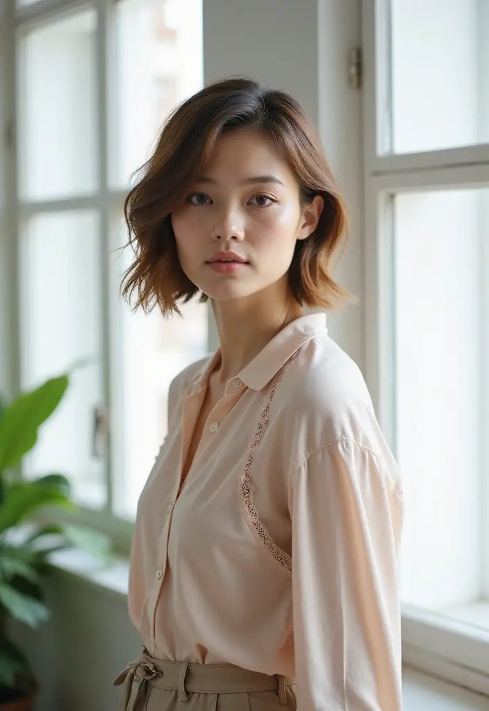 25 Sensational Medium Length Haircuts for Thick Hair That Wow Instantly 10 25 Sensational Medium Length Haircuts for Thick Hair That Wow Instantly - 10. Layered Pixie Cut