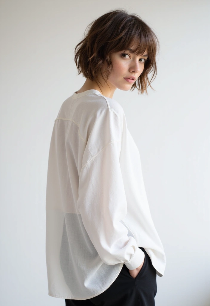 25 Sensational Medium Length Haircuts for Thick Hair That Wow Instantly 19 25 Sensational Medium Length Haircuts for Thick Hair That Wow Instantly - 19. Choppy Layered Cut