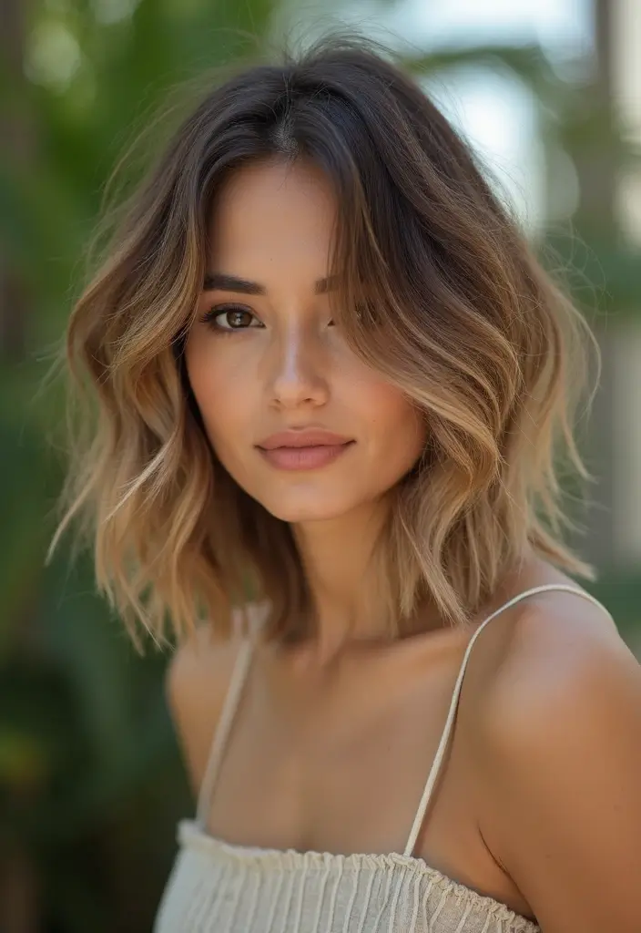 25 Sensational Medium Length Haircuts for Thick Hair That Wow Instantly 2 25 Sensational Medium Length Haircuts for Thick Hair That Wow Instantly - 2. Textured Shag Cut