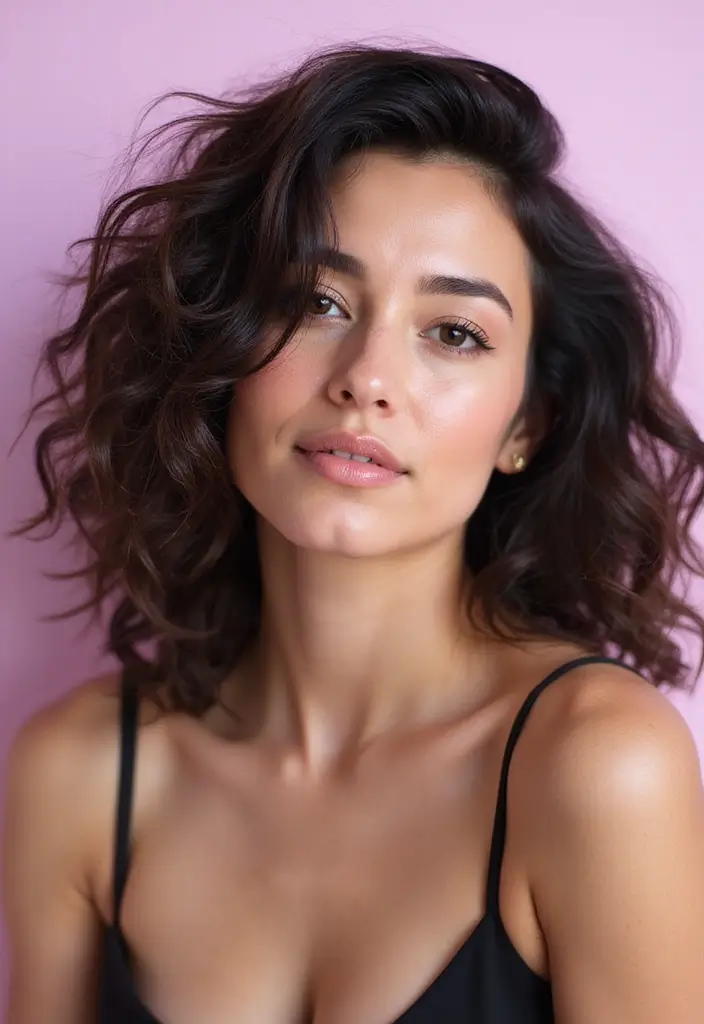 25 Short Shag Hairstyles You Simply Can’t Miss This Season 18 25 Short Shag Hairstyles You Simply Can’t Miss This Season - 18. The Sleek Curly Shag