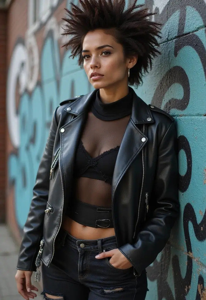 25 Short Spiky Haircuts for Women That Bring Fierce Energy 10 25 Short Spiky Haircuts for Women That Bring Fierce Energy - 10. Faux Hawk