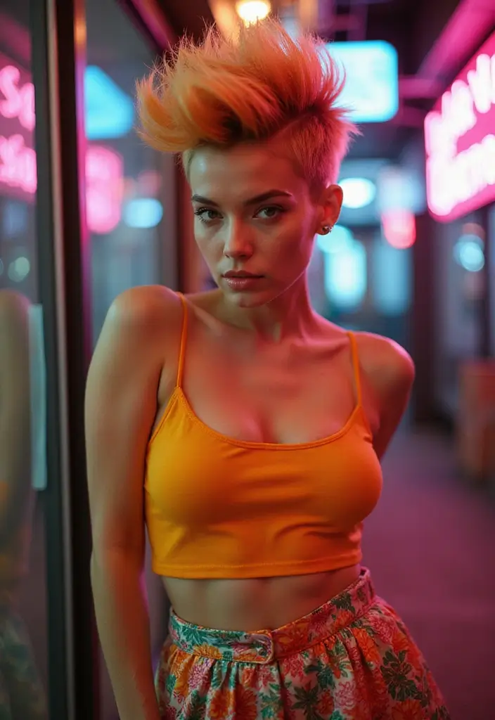 25 Short Spiky Haircuts for Women That Bring Fierce Energy 19 25 Short Spiky Haircuts for Women That Bring Fierce Energy - 19. Retro Spiky Cut