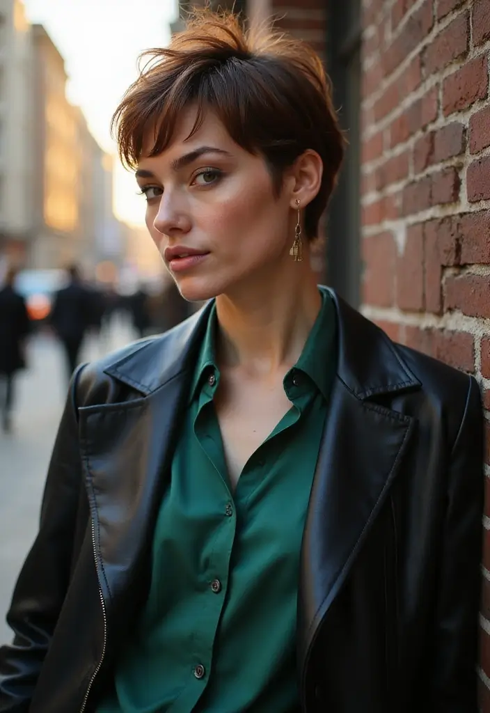 25 Short Spiky Haircuts for Women That Bring Fierce Energy 24 25 Short Spiky Haircuts for Women That Bring Fierce Energy - 24. The Spiked Pixie Bob