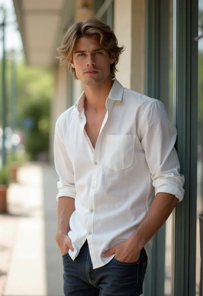 25 Stylish Hairstyles for Men with Thin Hair That Add Instant Volume 14 25 Stylish Hairstyles for Men with Thin Hair That Add Instant Volume - 14. The Long Fringe