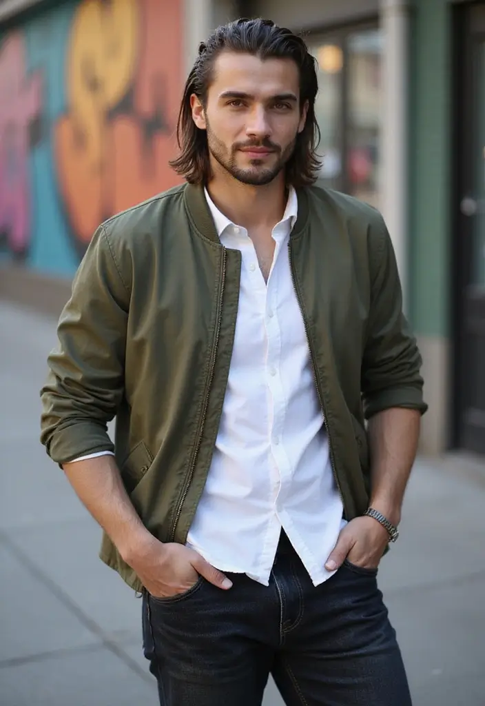 25 Stylish Hairstyles for Men with Thin Hair That Add Instant Volume 25 25 Stylish Hairstyles for Men with Thin Hair That Add Instant Volume - 25. The Braided Half-Up