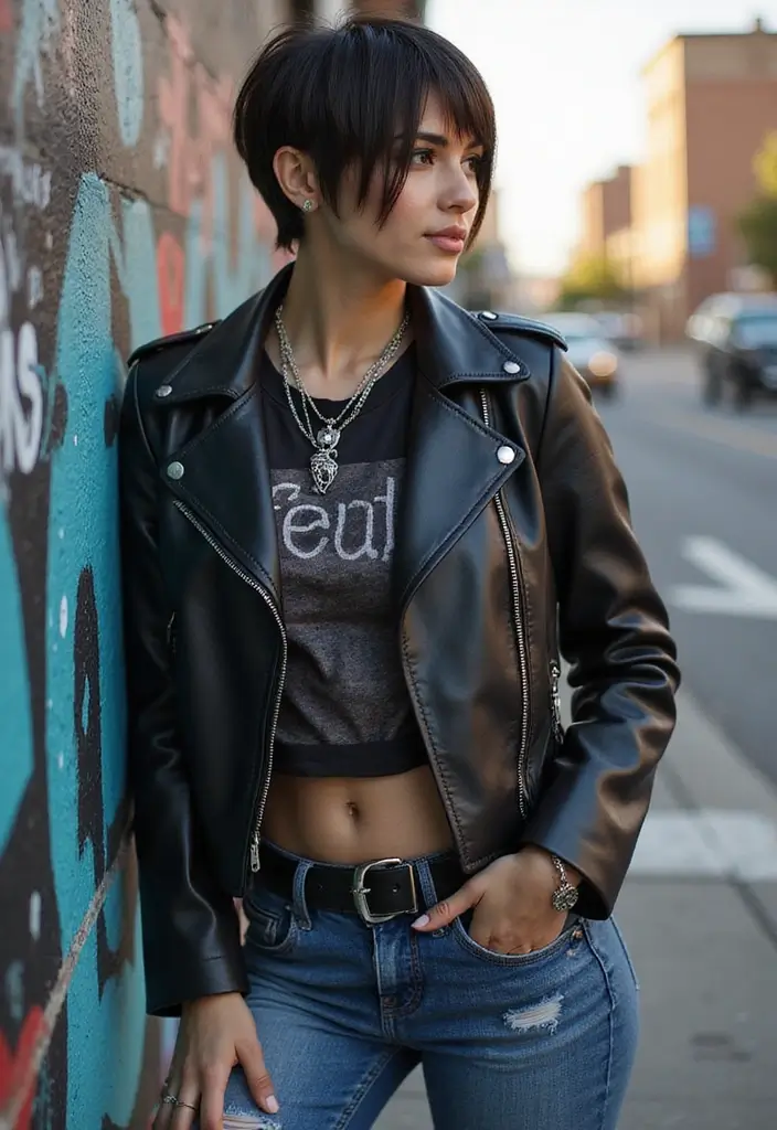 26 Side Swept Bangs to Sweep You Off Your Feet Instantly 11 26 Side Swept Bangs to Sweep You Off Your Feet Instantly - 11. Edgy Pixie with Side Bangs