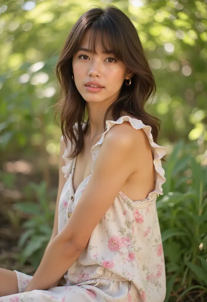26 Side Swept Bangs to Sweep You Off Your Feet Instantly 8 26 Side Swept Bangs to Sweep You Off Your Feet Instantly - 8. Shaggy Layers with Bangs