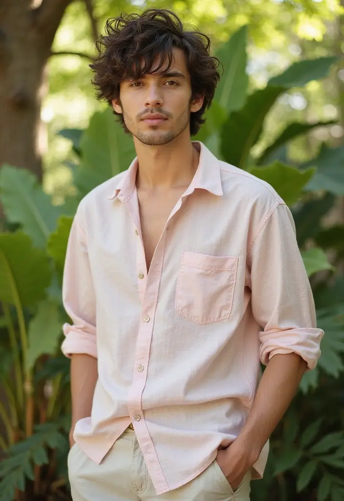 27 Asian Men Hairstyles That Define Modern Style 20 27 Asian Men Hairstyles That Define Modern Style - 20. The Wild and Free Curls
