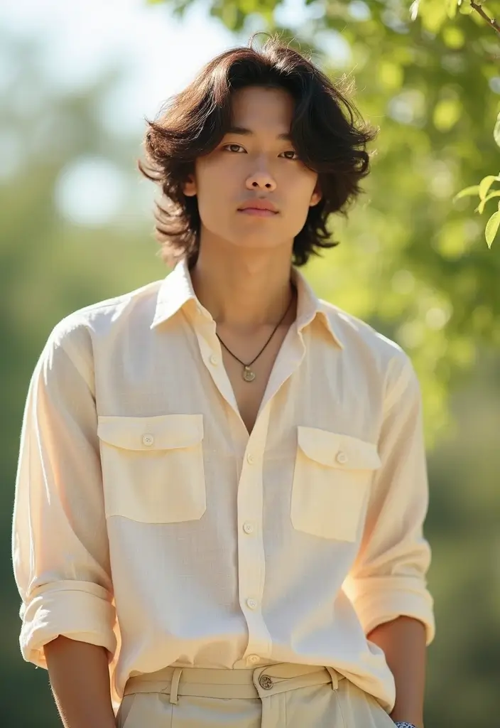 27 Asian Men Hairstyles That Define Modern Style 4 27 Asian Men Hairstyles That Define Modern Style - 4. The Loose Curly Fringe