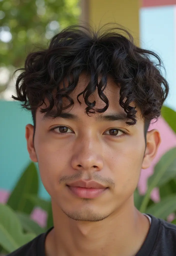 27 Asian Men Hairstyles That Define Modern Style 8 27 Asian Men Hairstyles That Define Modern Style - 8. The Braided Curly Sam