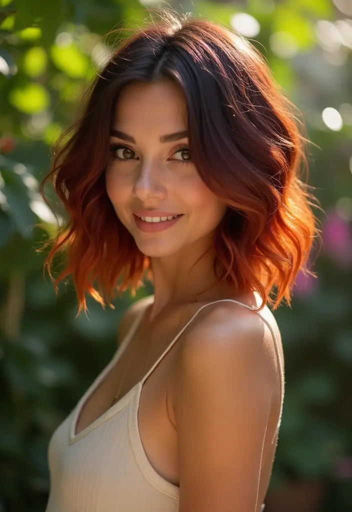 27 Choppy Bob Hairstyles That Add Volume & Movement - 12. Ombre Choppy Bob