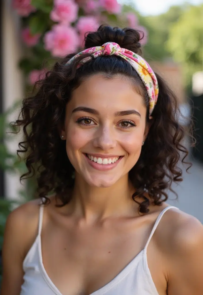 27 Effortless Cool Hairstyles for Teenage Girls You’ll Want to Copy 4 27 Effortless Cool Hairstyles for Teenage Girls You’ll Want to Copy - 4. Headband Curls