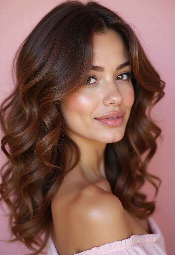 27 Flattering Hairstyles for Round Faces That Slim Instantly - 9. Voluminous Waves