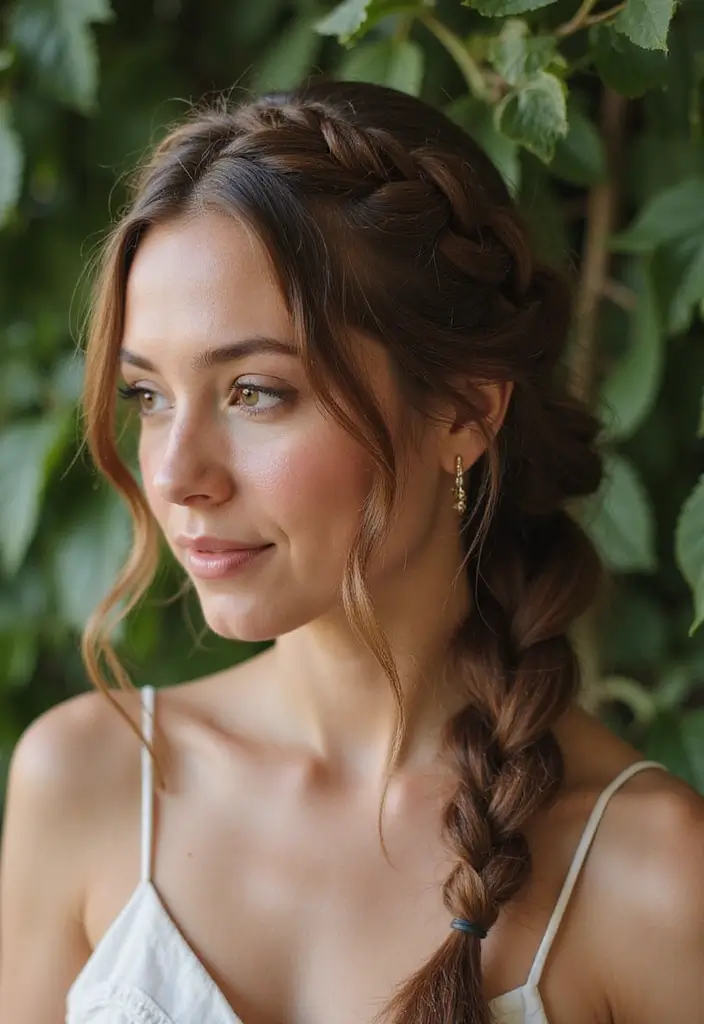 27 Hairstyles for Women Over 50 with Glasses That Look Stylish 10 27 Hairstyles for Women Over 50 with Glasses That Look Stylish - 10. Twisted Crown Braid