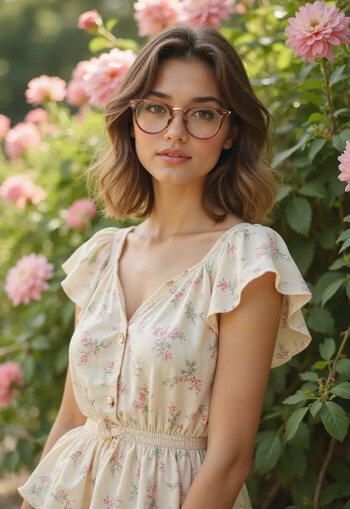 27 Hairstyles for Women Over 50 with Glasses That Look Stylish 12 27 Hairstyles for Women Over 50 with Glasses That Look Stylish - 12. Shoulder-Length Waves