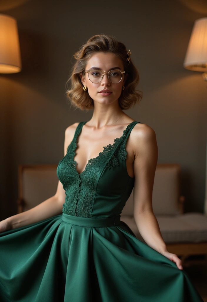 27 Hairstyles for Women Over 50 with Glasses That Look Stylish 22 27 Hairstyles for Women Over 50 with Glasses That Look Stylish - 22. Elegant Bouffant