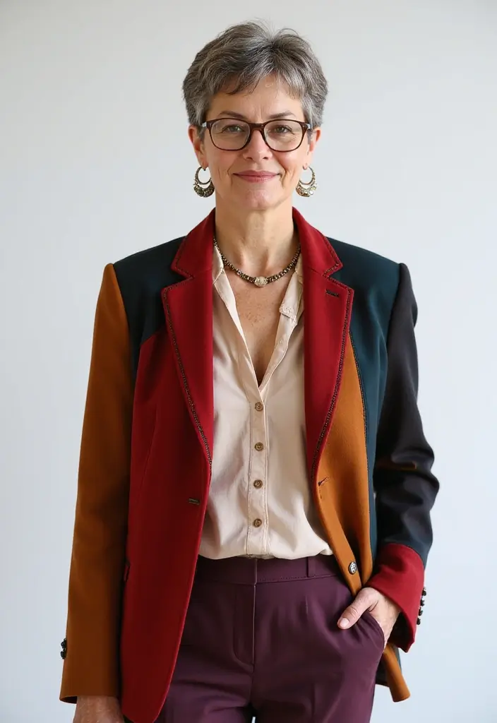 27 Hairstyles for Women Over 50 with Glasses That Look Stylish 4 27 Hairstyles for Women Over 50 with Glasses That Look Stylish - 4. Textured Pixie Cut