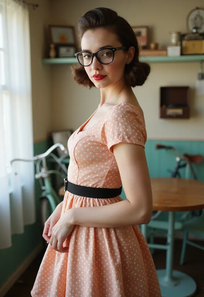 27 Hairstyles for Women Over 50 with Glasses That Look Stylish 9 27 Hairstyles for Women Over 50 with Glasses That Look Stylish - 9. Vintage-Inspired Roll