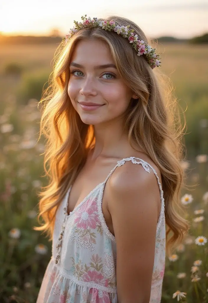 27 Stylish Hairstyles and Haircuts for Teenage Girls Trending Now 1 27 Stylish Hairstyles and Haircuts for Teenage Girls Trending Now - 1. Effortless Bohemian Waves