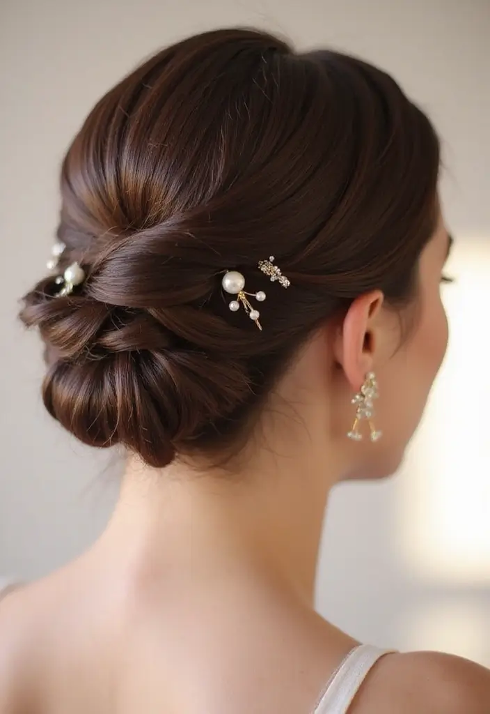 28 DIY Wedding Guest Hairstyles That Are Elegant Yet Easy - 7. Classic French Twist