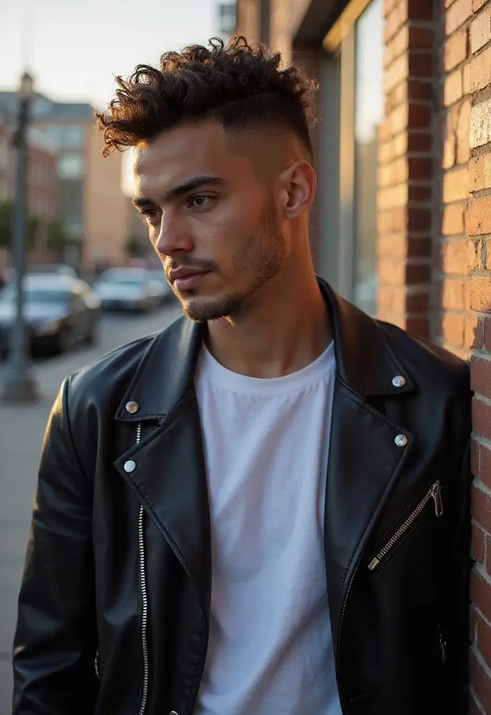 28 Hairstyles for Big Foreheads Male That Balance Proportion 22 28 Hairstyles for Big Foreheads Male That Balance Proportion - 22. Curly Faded Undercut