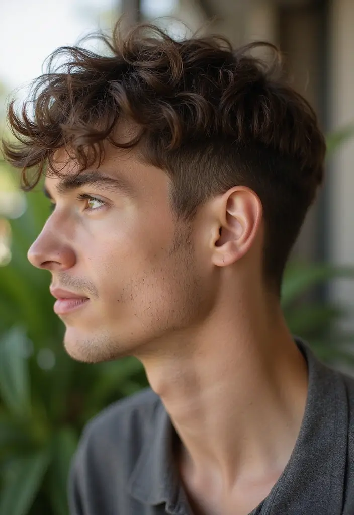 28 Hairstyles for Big Foreheads Male That Balance Proportion 4 28 Hairstyles for Big Foreheads Male That Balance Proportion - 4. Textured Crop
