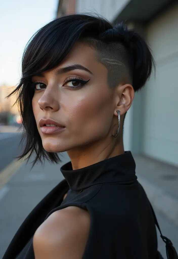 28 Inverted Bob Haircut Styles That Turn Heads Everywhere 9 28 Inverted Bob Haircut Styles That Turn Heads Everywhere - 10. Edgy Undercut Inverted Bob