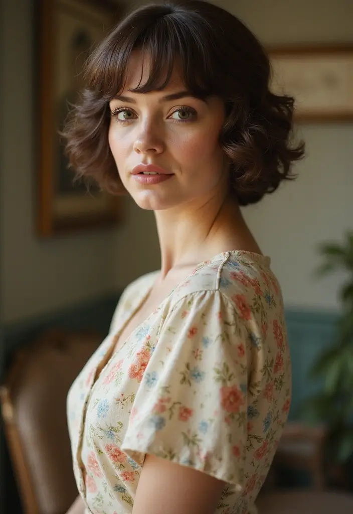 28 Inverted Bob Haircut Styles That Turn Heads Everywhere 10 28 Inverted Bob Haircut Styles That Turn Heads Everywhere - 11. Vintage-Inspired Inverted Bob