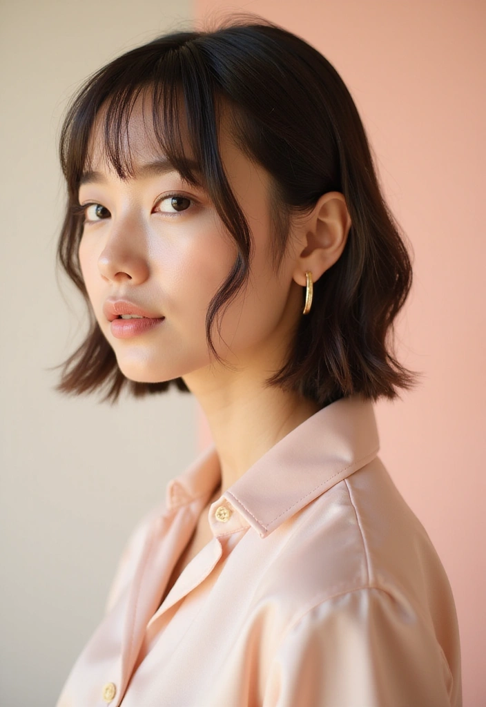 28 Inverted Bob Haircut Styles That Turn Heads Everywhere 22 28 Inverted Bob Haircut Styles That Turn Heads Everywhere - 23. Chic Half-Up Inverted Bob