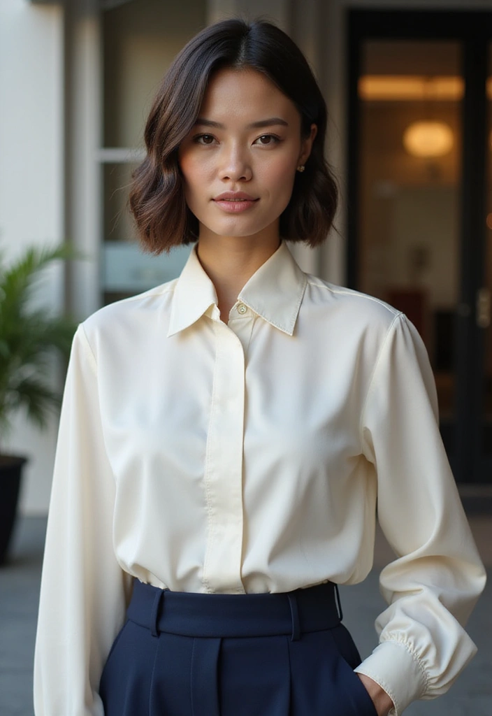 28 Inverted Bob Haircut Styles That Turn Heads Everywhere 24 28 Inverted Bob Haircut Styles That Turn Heads Everywhere - 25. Sophisticated Tucked-In Inverted Bob