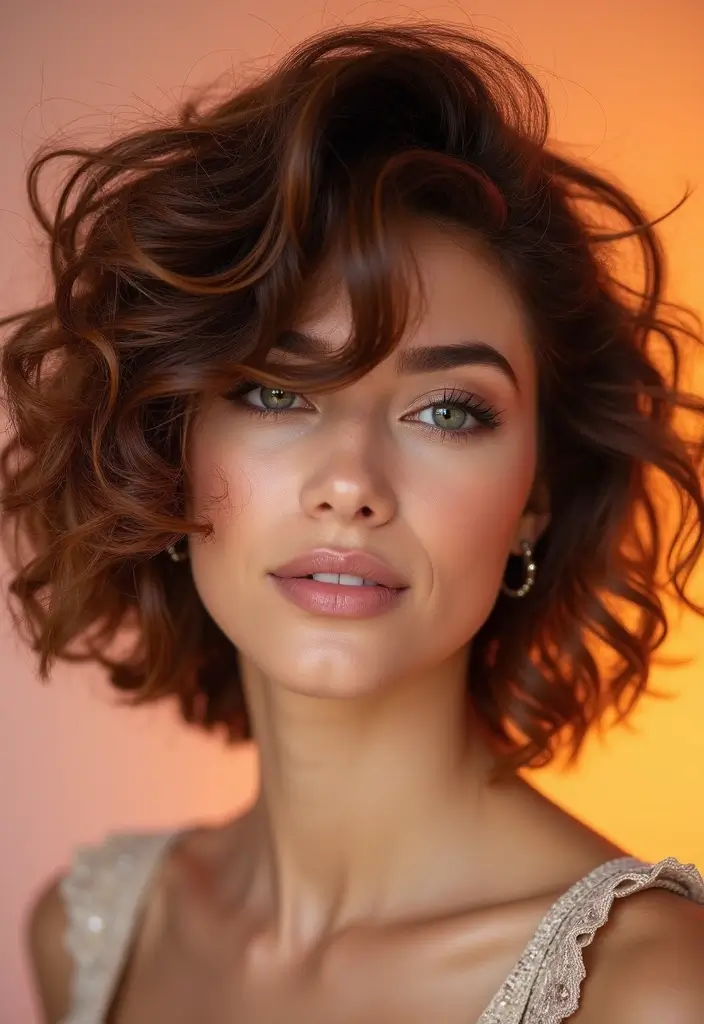 28 Inverted Bob Haircut Styles That Turn Heads Everywhere 5 28 Inverted Bob Haircut Styles That Turn Heads Everywhere - 6. Curly Inverted Bob