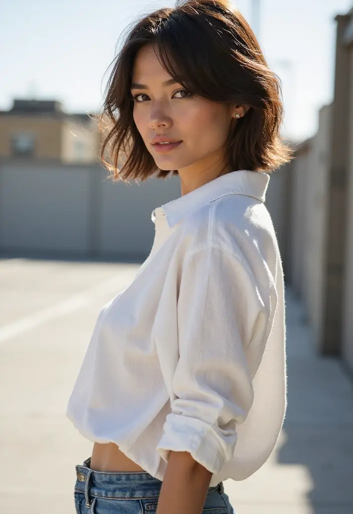 28 Inverted Bob Haircut Styles That Turn Heads Everywhere 8 28 Inverted Bob Haircut Styles That Turn Heads Everywhere - 9. Shaggy Inverted Bob
