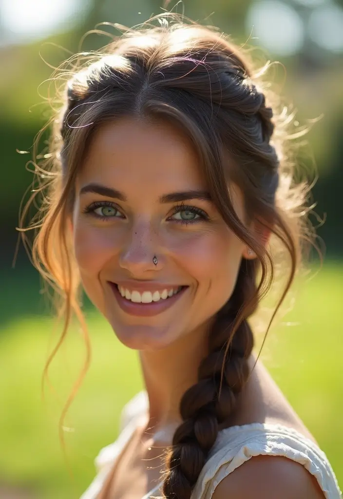 28 Perfectly Imperfect Messy Hairstyles for All Lengths That Look Chic - 19. Messy Top Fishtail